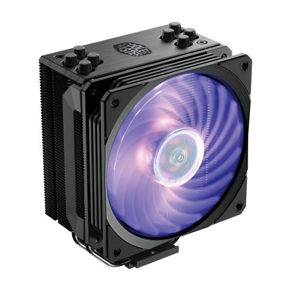 Cooler Master RR-212S-20PC-R2 Hyper 212RGB Black edition w LGA1700, 120mm, 650-2000 RPM, 4-heatpipe 4 Cooler Master RR-212S-20PC-R2 Hyper 212RGB Black edition w LGA1700, 120mm, 650-2000 RPM, 4-heatpipe - Afbeelding 4