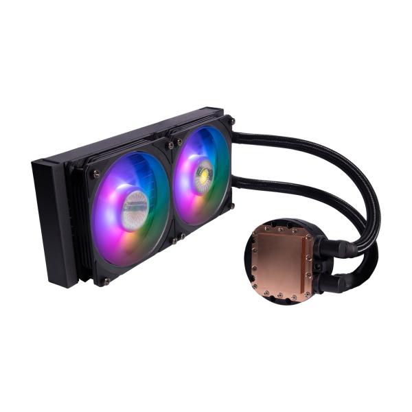 Cooler Master MLY-D24M-A23PZ-R1 PL240 Flux, 240mm radiator, 120mm x2, 0-2300 RPM ± 10%, RGB LED 5 Cooler Master MLY-D24M-A23PZ-R1 PL240 Flux, 240mm radiator, 120mm x2, 0-2300 RPM ± 10%, RGB LED - Afbeelding 5