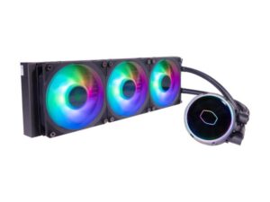 Cooler Master MLY-D36M-A23PZ-R1 PL360 Flux, 360mm radiator, 3x 120mm, 0-2300 RPM ± 10%, ARGB, Black
