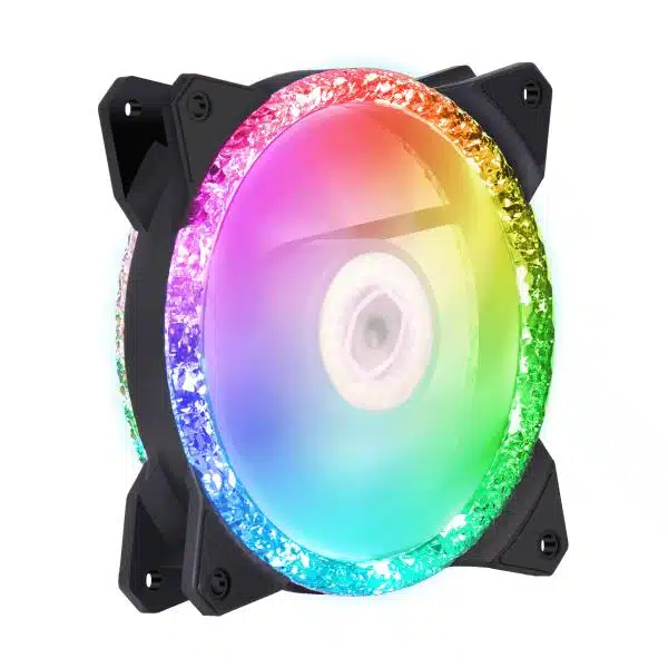 Cooler Master MFY-B2DN-20NPA-R1 MF120 Prismatic, 3-pin ARGB, 120mm, 650-2000 RPM, 8 - 27 dBA 1 Cooler Master MFY-B2DN-20NPA-R1 MF120 Prismatic, 3-pin ARGB, 120mm, 650-2000 RPM, 8 - 27 dBA