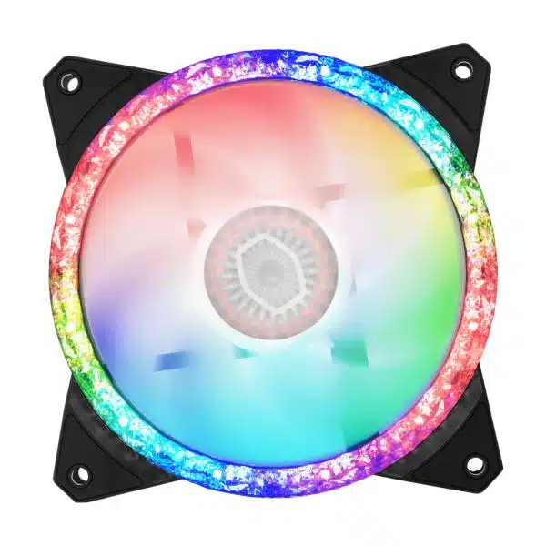 Cooler Master MFY-B2DN-20NPA-R1 MF120 Prismatic, 3-pin ARGB, 120mm, 650-2000 RPM, 8 - 27 dBA 4 Cooler Master MFY-B2DN-20NPA-R1 MF120 Prismatic, 3-pin ARGB, 120mm, 650-2000 RPM, 8 - 27 dBA - Afbeelding 4
