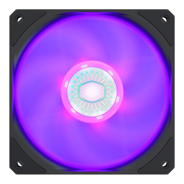Cooler Master MFX-B2DN-18NPC-R1 SickleFlow 120 RGB, 4-pin, 120mm, Rifle, 650-1800 RPM, 8 - 27 dBa 2 Cooler Master MFX-B2DN-18NPC-R1 SickleFlow 120 RGB, 4-pin, 120mm, Rifle, 650-1800 RPM, 8 - 27 dBa - Afbeelding 2