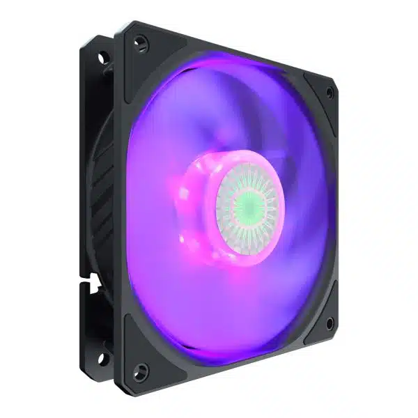 Cooler Master MFX-B2DN-18NPC-R1 SickleFlow 120 RGB, 4-pin, 120mm, Rifle, 650-1800 RPM, 8 - 27 dBa 3 Cooler Master MFX-B2DN-18NPC-R1 SickleFlow 120 RGB, 4-pin, 120mm, Rifle, 650-1800 RPM, 8 - 27 dBa - Afbeelding 3