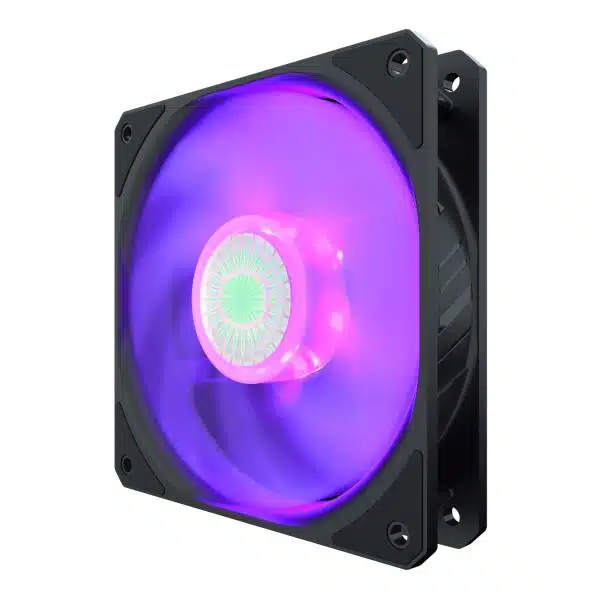 Cooler Master MFX-B2DN-18NPC-R1 SickleFlow 120 RGB, 4-pin, 120mm, Rifle, 650-1800 RPM, 8 - 27 dBa 4 Cooler Master MFX-B2DN-18NPC-R1 SickleFlow 120 RGB, 4-pin, 120mm, Rifle, 650-1800 RPM, 8 - 27 dBa - Afbeelding 4