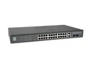 LevelOne GEP-2841 GEP-2841, Managed, L2, Gigabit Ethernet (10/100/1000), PoE, Rack mount, 1U