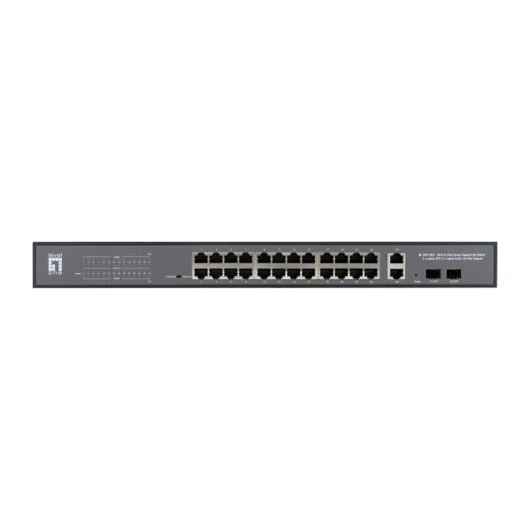 LevelOne GEP-2841 GEP-2841, Managed, L2, Gigabit Ethernet (10/100/1000), PoE, Rack mount, 1U 3 LevelOne GEP-2841 GEP-2841, Managed, L2, Gigabit Ethernet (10/100/1000), PoE, Rack mount, 1U - Afbeelding 3