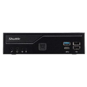 Shuttle PIB-DH610001 DH610 XPC Slim PC Barebone, LGA1700, Intel H610, 2x DDR4, 2.5" bay, M.2