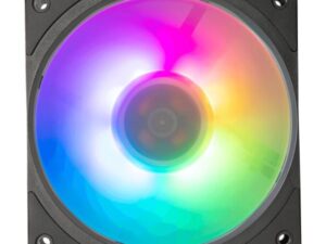 Cooler Master MFZ-M2DN-24NP2-R1 Mobius 120P ARGB, 120 MM, 2400 RPM, 30 dB, 75.2 CFM, Black