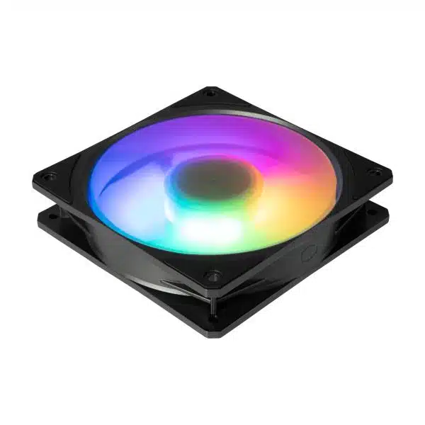 Cooler Master MFZ-M2DN-24NP2-R1 Mobius 120P ARGB, 120 MM, 2400 RPM, 30 dB, 75.2 CFM, Black 5 Cooler Master MFZ-M2DN-24NP2-R1 Mobius 120P ARGB, 120 MM, 2400 RPM, 30 dB, 75.2 CFM, Black - Afbeelding 5