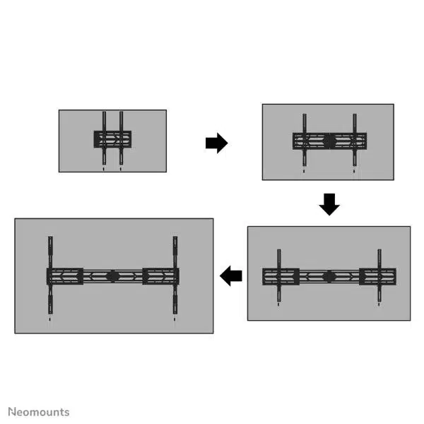 Neomounts WL30S-950BL19 Neomounts Select Screen Wall Mount, fixed, VESA 800X600-1500X900 5 Neomounts WL30S-950BL19 Neomounts Select Screen Wall Mount, fixed, VESA 800X600-1500X900 - Afbeelding 5