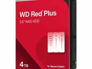 Western Digital WD40EFPX RED PLUS HDD, 4TB, 3.5", SATA3, 5400 RPM, 256 MB, 150 MB/s