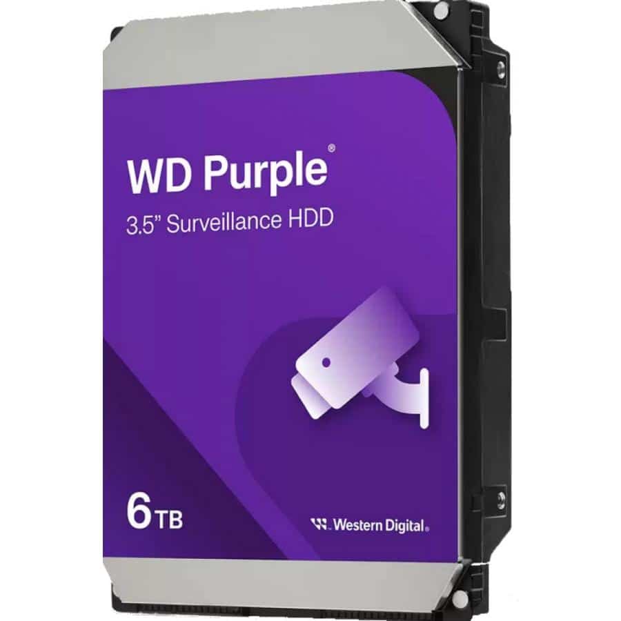 Western Digital WD64PURZ WD PURPLE, 6TB, HDD, 3.5", SATA3, 5400 RPM, 256 MB 1 Western Digital WD64PURZ WD PURPLE, 6TB, HDD, 3.5", SATA3, 5400 RPM, 256 MB