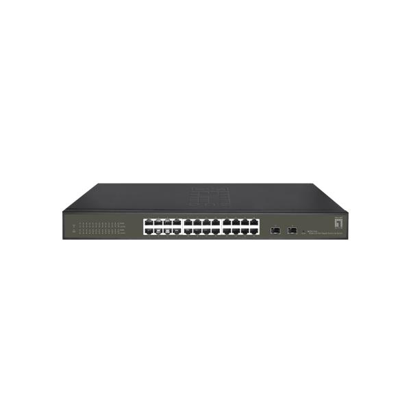 LevelOne GES-2126 Hilbert 26-Port Gigabit Smart Lite Switch, 24x RJ45, 2x SFP, Managed, L2, Gigabit 1 LevelOne GES-2126 Hilbert 26-Port Gigabit Smart Lite Switch, 24x RJ45, 2x SFP, Managed, L2, Gigabit