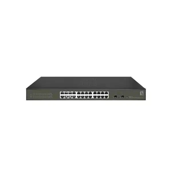 LevelOne GES-2126 Hilbert 26-Port Gigabit Smart Lite Switch, 24x RJ45, 2x SFP, Managed, L2, Gigabit 1 LevelOne GES-2126 Hilbert 26-Port Gigabit Smart Lite Switch, 24x RJ45, 2x SFP, Managed, L2, Gigabit