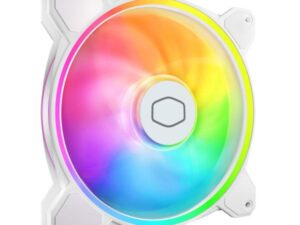 Cooler Master MFL-B4DW-16NP2-R2 MasterFan MF140 Halo2 White Edition, 140 mm 27 dBa, 59.51 CFM, Whit