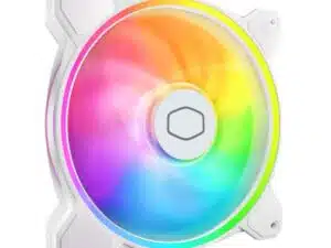 Cooler Master MFL-B4DW-16NP2-R2 MasterFan MF140 Halo2 White Edition, 140 mm 27 dBa, 59.51 CFM, Whit