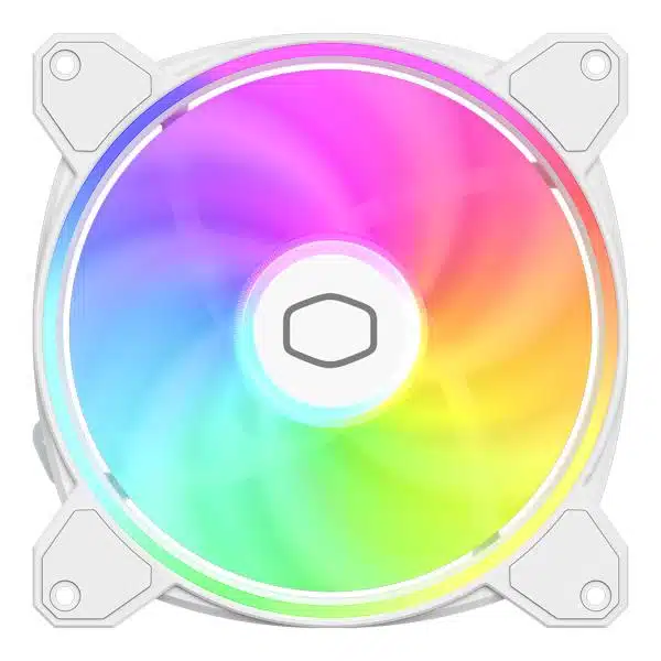 Cooler Master MFL-B4DW-16NP2-R2 MasterFan MF140 Halo2 White Edition, 140 mm 27 dBa, 59.51 CFM, Whit 2 Cooler Master MFL-B4DW-16NP2-R2 MasterFan MF140 Halo2 White Edition, 140 mm 27 dBa, 59.51 CFM, Whit - Afbeelding 2
