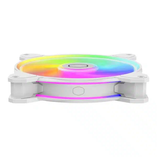 Cooler Master MFL-B4DW-16NP2-R2 MasterFan MF140 Halo2 White Edition, 140 mm 27 dBa, 59.51 CFM, Whit 3 Cooler Master MFL-B4DW-16NP2-R2 MasterFan MF140 Halo2 White Edition, 140 mm 27 dBa, 59.51 CFM, Whit - Afbeelding 3