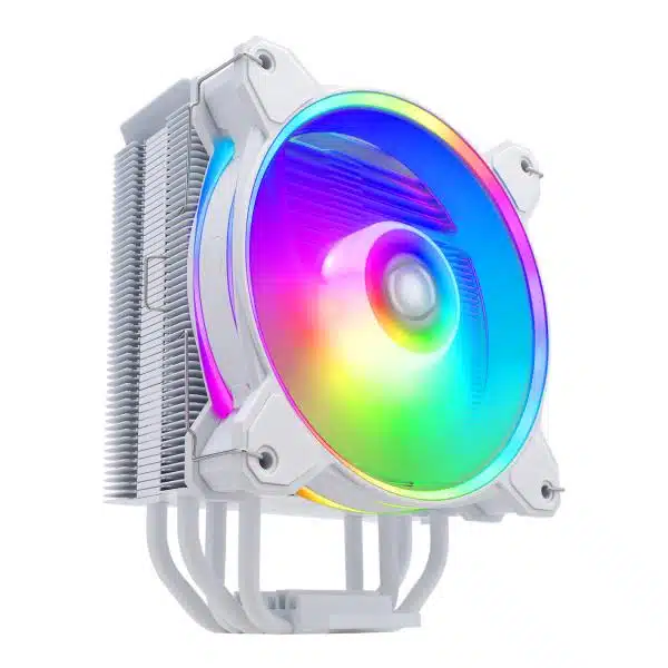 Cooler Master RR-S4WW-20PA-R1 Hyper 212 Halo White, 4-pin, ARGB, 120mm, 650-2050 RPM, 27 dBa (Max) 3 Cooler Master RR-S4WW-20PA-R1 Hyper 212 Halo White, 4-pin, ARGB, 120mm, 650-2050 RPM, 27 dBa (Max) - Afbeelding 3