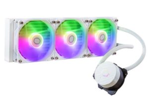 Cooler Master MLW-D36M-A18PZ-RW MASTERLIQUID 360L Core White, 4-pin, 3x 120mm ARGB, 27 dBa (max)