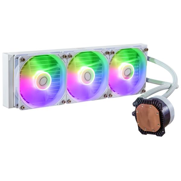 Cooler Master MLW-D36M-A18PZ-RW MASTERLIQUID 360L Core White, 4-pin, 3x 120mm ARGB, 27 dBa (max) 2 Cooler Master MLW-D36M-A18PZ-RW MASTERLIQUID 360L Core White, 4-pin, 3x 120mm ARGB, 27 dBa (max) - Afbeelding 2