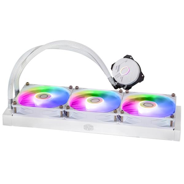 Cooler Master MLW-D36M-A18PZ-RW MASTERLIQUID 360L Core White, 4-pin, 3x 120mm ARGB, 27 dBa (max) 3 Cooler Master MLW-D36M-A18PZ-RW MASTERLIQUID 360L Core White, 4-pin, 3x 120mm ARGB, 27 dBa (max) - Afbeelding 3