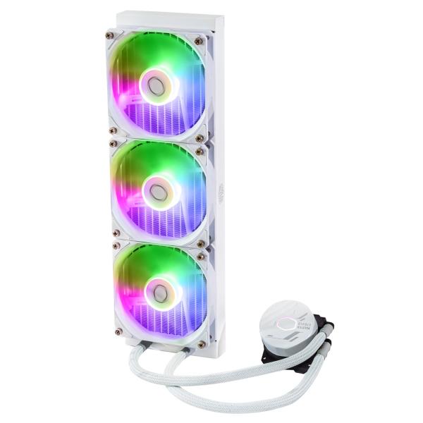 Cooler Master MLW-D36M-A18PZ-RW MASTERLIQUID 360L Core White, 4-pin, 3x 120mm ARGB, 27 dBa (max) 4 Cooler Master MLW-D36M-A18PZ-RW MASTERLIQUID 360L Core White, 4-pin, 3x 120mm ARGB, 27 dBa (max) - Afbeelding 4