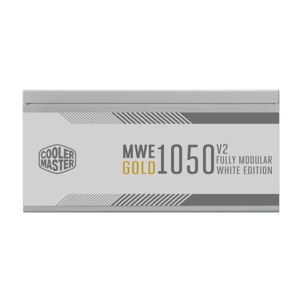 Cooler Master MPE-A501-AFCAG-3GEU MWE Gold 1050 V2 White, ATX3.0, 1050W, 90%, 140mm, 3x PCIe 6+2 4 Cooler Master MPE-A501-AFCAG-3GEU MWE Gold 1050 V2 White, ATX3.0, 1050W, 90%, 140mm, 3x PCIe 6+2 - Afbeelding 4