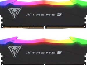 Patriot PVXR532G80C38K Viper Xtreme 5 RGB DUAL KIT, 32GB, DIMM, DDR5, 8000 MHz, CL38, BLK, HS