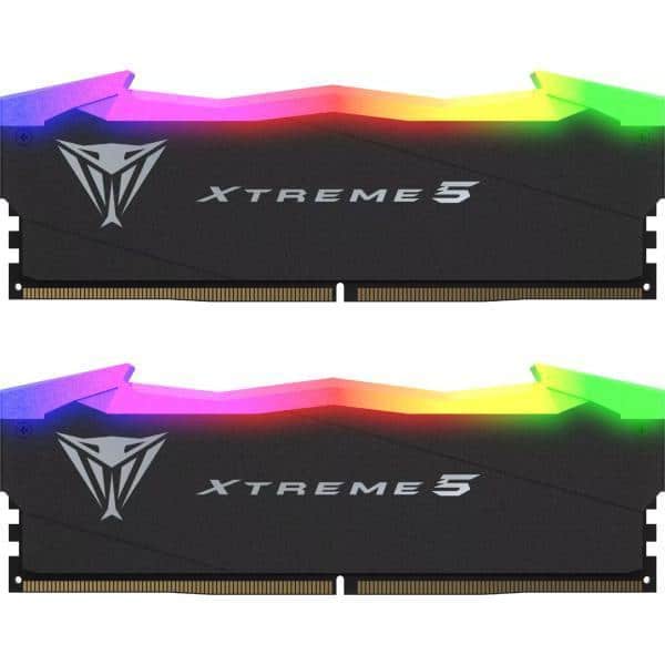 Patriot PVXR532G80C38K Viper Xtreme 5 RGB DUAL KIT, 32GB, DIMM, DDR5, 8000 MHz, CL38, BLK, HS 1 Patriot PVXR532G80C38K Viper Xtreme 5 RGB DUAL KIT, 32GB, DIMM, DDR5, 8000 MHz, CL38, BLK, HS