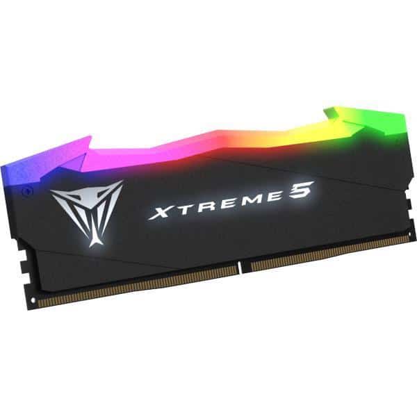 Patriot PVXR532G80C38K Viper Xtreme 5 RGB DUAL KIT, 32GB, DIMM, DDR5, 8000 MHz, CL38, BLK, HS 4 Patriot PVXR532G80C38K Viper Xtreme 5 RGB DUAL KIT, 32GB, DIMM, DDR5, 8000 MHz, CL38, BLK, HS - Afbeelding 4