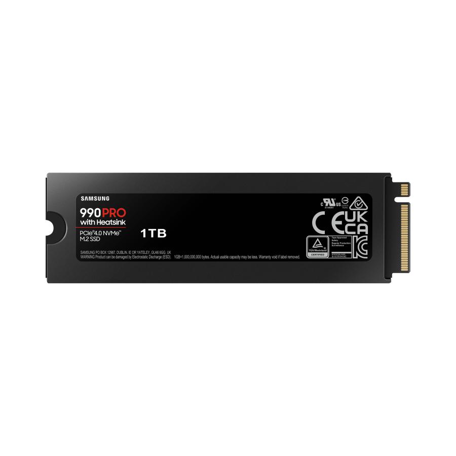 Samsung MZ-V9P1T0GW MZ-V9P1T0 990 PRO HEATSINK SSD, 1 TB, M.2, 7450 MB/s 2 Samsung MZ-V9P1T0GW MZ-V9P1T0 990 PRO HEATSINK SSD, 1 TB, M.2, 7450 MB/s - Afbeelding 2
