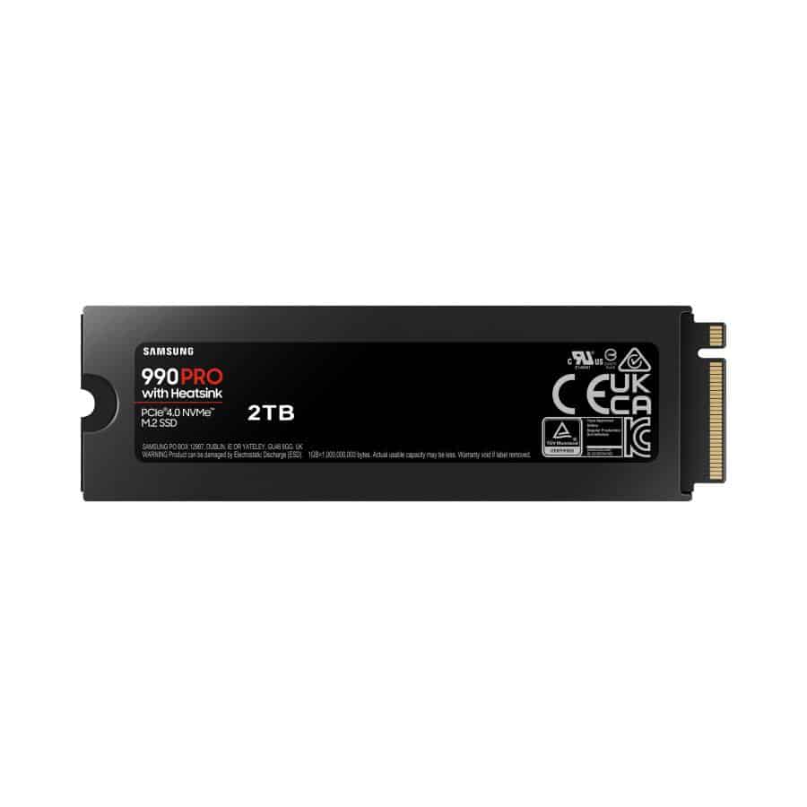 Samsung MZ-V9P2T0GW MZ-V9P2T0 990 PRO Heatsink SSD, 2 TB, M.2, NVME, 7450 MB/s 2 Samsung MZ-V9P2T0GW MZ-V9P2T0 990 PRO Heatsink SSD, 2 TB, M.2, NVME, 7450 MB/s - Afbeelding 2