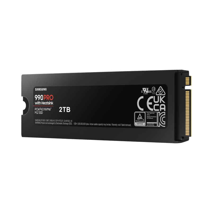 Samsung MZ-V9P2T0GW MZ-V9P2T0 990 PRO Heatsink SSD, 2 TB, M.2, NVME, 7450 MB/s 4 Samsung MZ-V9P2T0GW MZ-V9P2T0 990 PRO Heatsink SSD, 2 TB, M.2, NVME, 7450 MB/s - Afbeelding 4