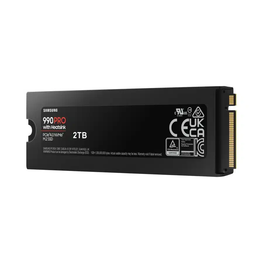 Samsung MZ-V9P2T0GW MZ-V9P2T0 990 PRO Heatsink SSD, 2 TB, M.2, NVME, 7450 MB/s 4 Samsung MZ-V9P2T0GW MZ-V9P2T0 990 PRO Heatsink SSD, 2 TB, M.2, NVME, 7450 MB/s - Afbeelding 4
