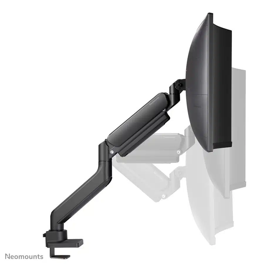 Neomounts DS70PLUS-450BL1 Full-motion Monitor Arm Desk Mount, 17 - 42", 18 kg, 100x100 mm, Black 4 Neomounts DS70PLUS-450BL1 Full-motion Monitor Arm Desk Mount, 17 - 42", 18 kg, 100x100 mm, Black - Afbeelding 4