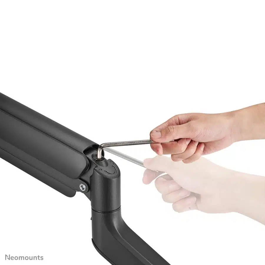 Neomounts DS70PLUS-450BL1 Full-motion Monitor Arm Desk Mount, 17 - 42", 18 kg, 100x100 mm, Black 5 Neomounts DS70PLUS-450BL1 Full-motion Monitor Arm Desk Mount, 17 - 42", 18 kg, 100x100 mm, Black - Afbeelding 5