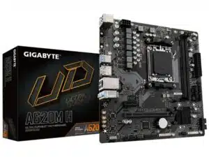 Gigabyte A620M H, mATX, AMD AM5, A620, DDR5, 96 GB, USB 3.2 Gen 1, M.2, GbE LAN