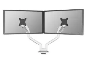 Neomounts DS70S-950WH2 Full-motion desk mount, 2x 17" - 35", 18 kg, 100x100 mm, Silver