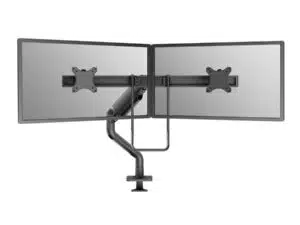 Neomounts DS75S-950BL2 Full-motion desk mount, 2x 17" - 27", 8kg, 100x100 mm, Black