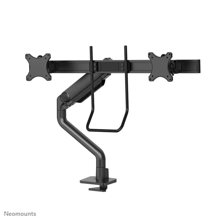 Neomounts DS75S-950BL2 Full-motion desk mount, 2x 17" - 27", 8kg, 100x100 mm, Black 3 Neomounts DS75S-950BL2 Full-motion desk mount, 2x 17" - 27", 8kg, 100x100 mm, Black - Afbeelding 3