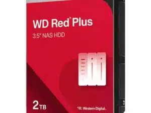 Western Digital WD20EFPX RED PLUS HDD, 2 TB, 3.5", SATA3, 5400 RPM, 256 MB, 175 MB/s