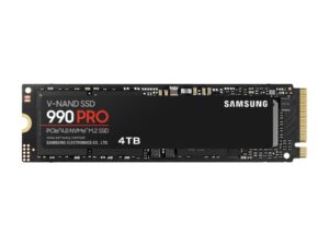 Samsung MZ-V9P4T0BW 990 PRO SSD, 4 TB, M.2, 7450 MB/s, 1550000 IOPS