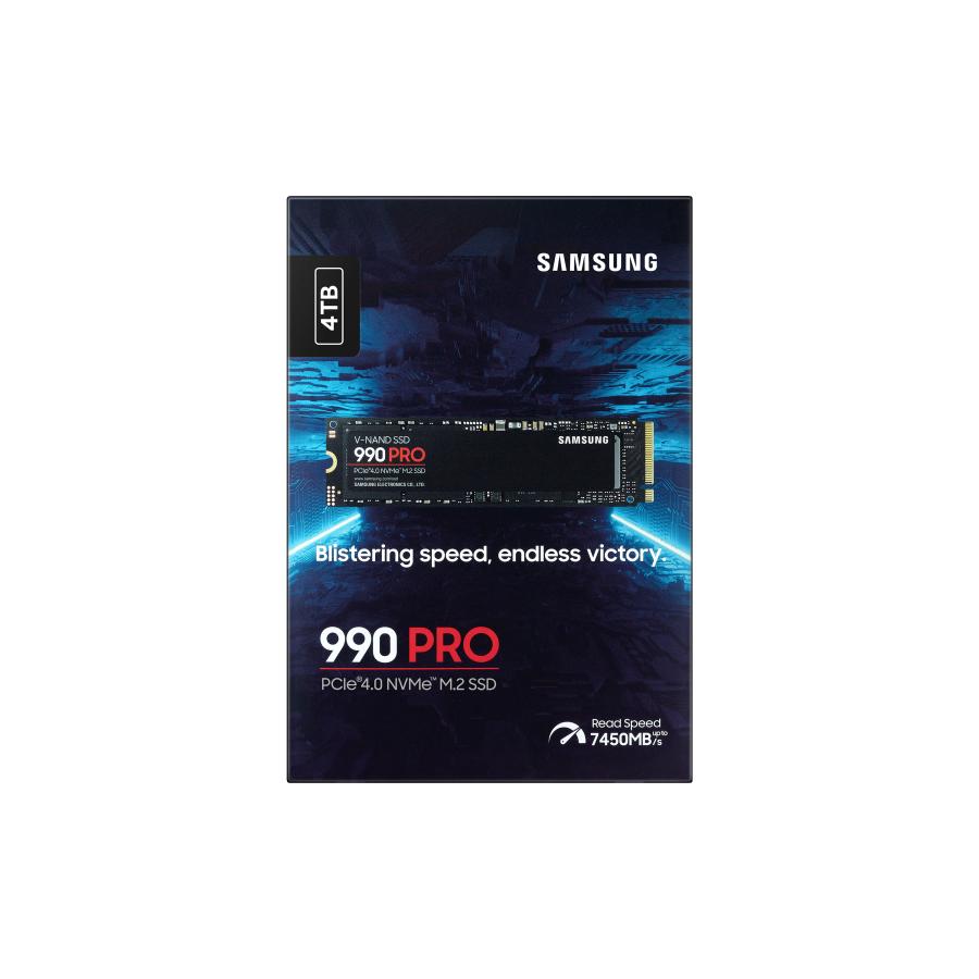 Samsung MZ-V9P4T0BW 990 PRO SSD, 4 TB, M.2, 7450 MB/s, 1550000 IOPS 5 Samsung MZ-V9P4T0BW 990 PRO SSD, 4 TB, M.2, 7450 MB/s, 1550000 IOPS - Afbeelding 5