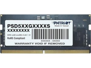 Patriot PSD516G480081S Signature-Line SO-DIMM, 16GB, DDR5, 4800MHz, CL40, 1.1v