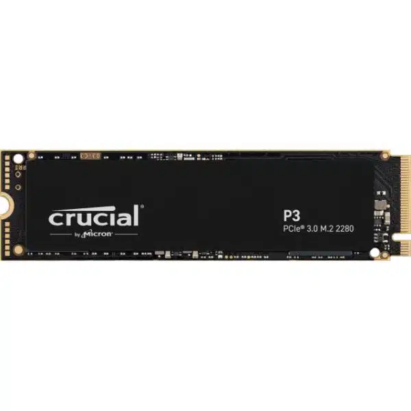 Crucial CT1000P3SSD8 P3 NVME SSD, 1 TB, M.2, PCIe 3.0, 3D NAND, 3500/ 3000 MB/s, Black 1 Crucial CT1000P3SSD8 P3 NVME SSD, 1 TB, M.2, PCIe 3.0, 3D NAND, 3500/ 3000 MB/s, Black