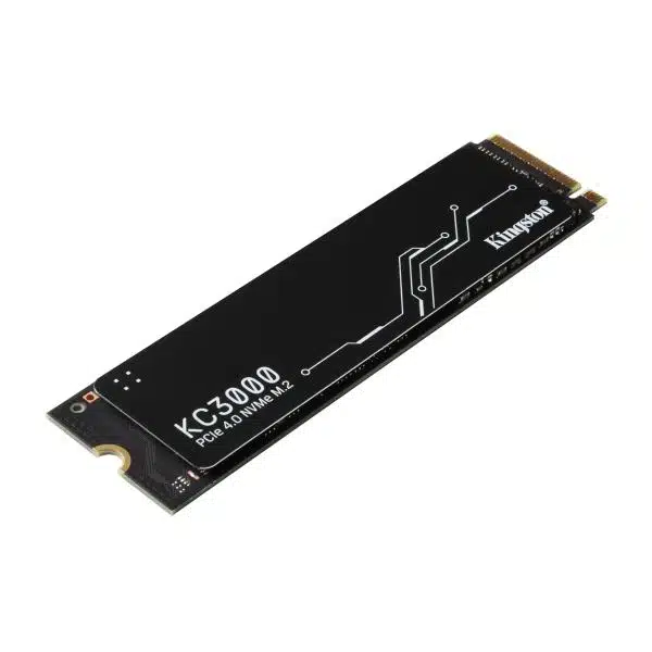 Kingston SKC3000S/1024G KC3000 SSD, 1TB, M.2 NVMe, PCIe 4.0, 3D TLC, 7000/ 6000 MB/s, Black 3 Kingston SKC3000S/1024G KC3000 SSD, 1TB, M.2 NVMe, PCIe 4.0, 3D TLC, 7000/ 6000 MB/s, Black - Afbeelding 3