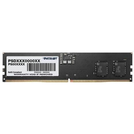 Patriot PSD516G560081 Signature-Line LONG-DIMM, DDR5, 16GB, 5600MHz, UDIMM, 2Gx8 1 Patriot PSD516G560081 Signature-Line LONG-DIMM, DDR5, 16GB, 5600MHz, UDIMM, 2Gx8