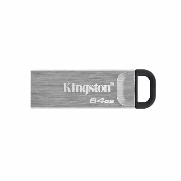 Kingston DTKN/64GB DataTraveler Kyson, 64 GB, USB 3.2, 200/ 60 MB/s, Capless, Silver 1 Kingston DTKN/64GB DataTraveler Kyson, 64 GB, USB 3.2, 200/ 60 MB/s, Capless, Silver