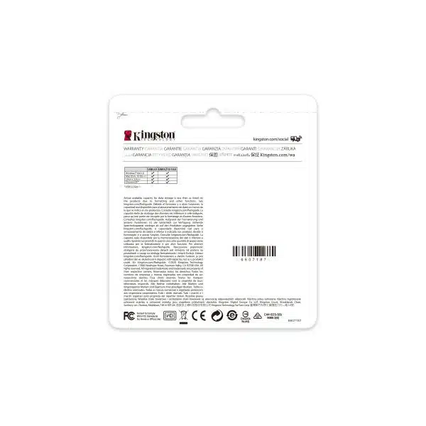 Kingston DTKN/64GB DataTraveler Kyson, 64 GB, USB 3.2, 200/ 60 MB/s, Capless, Silver 5 Kingston DTKN/64GB DataTraveler Kyson, 64 GB, USB 3.2, 200/ 60 MB/s, Capless, Silver - Afbeelding 5